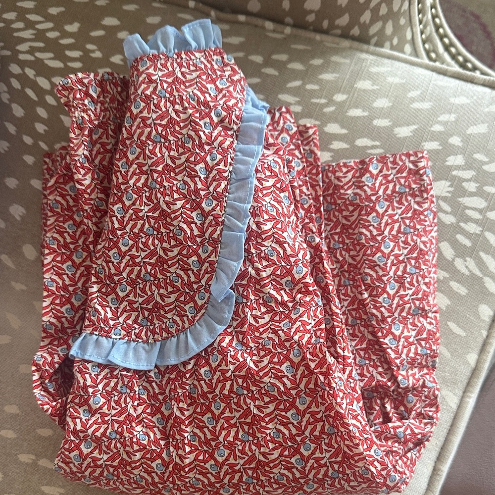 Bisby Red White & Blue LS Blouse 12 - Picture 4 of 4